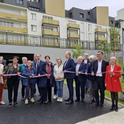 Photo de l'inauguration de la résidence La Coconnière