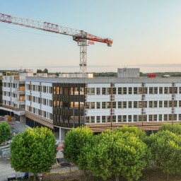 Nouveau bureau de la MACIF Niort en cours de construction